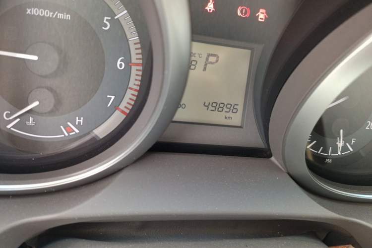 Used Toyota Prado  Odometer Close Up