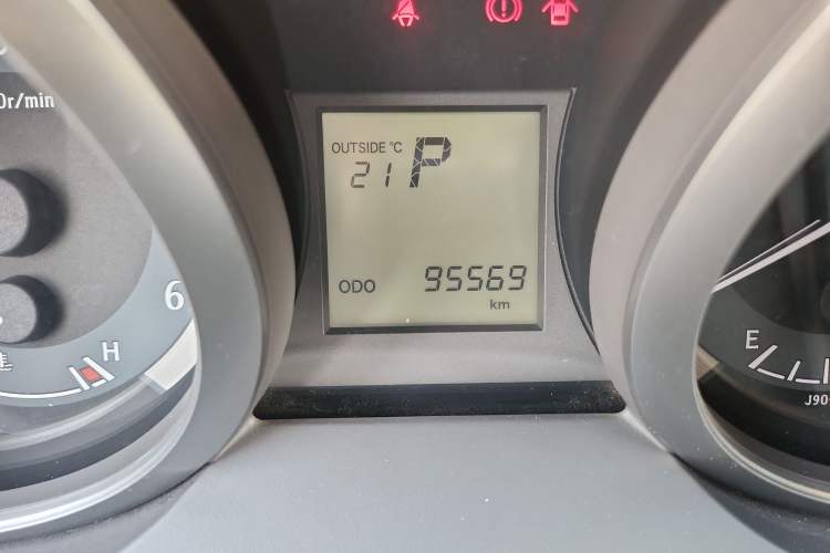Used Toyota Prado  Odometer Close Up