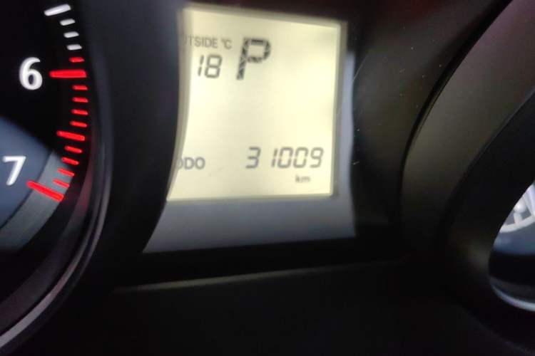 Used Toyota Prado  Odometer Close Up
