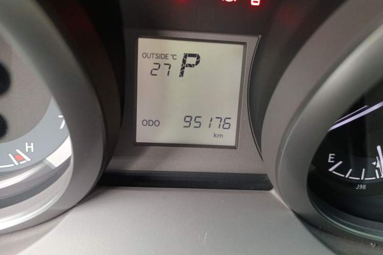 Used Toyota Prado  Odometer Close Up