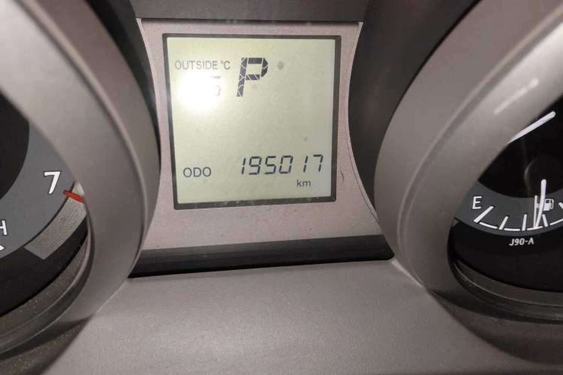 Used Toyota Prado  Odometer Close Up