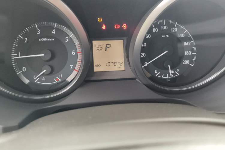 Used Toyota Prado 2017 2700 TX Middle East Edition Odometer Close Up