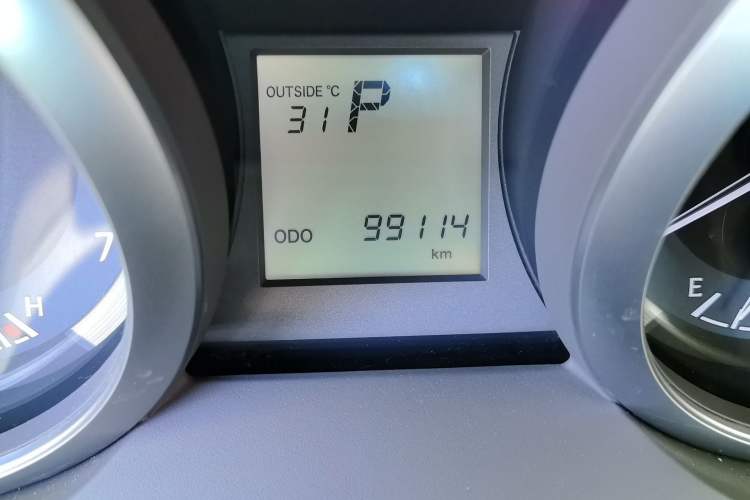 Used Toyota Prado  Odometer Close Up