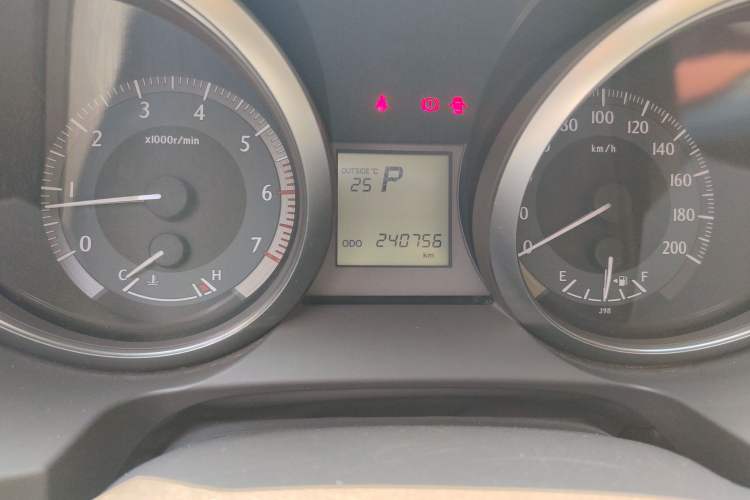 Used Toyota Prado 2017 2700 TXL Middle East Edition Odometer Close Up