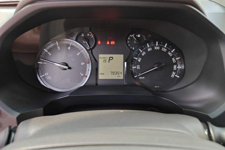 Used Toyota Prado  Odometer Close Up