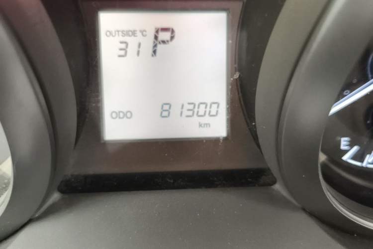 Used Toyota Prado 2017 2700 TX Middle East Edition Odometer Close Up