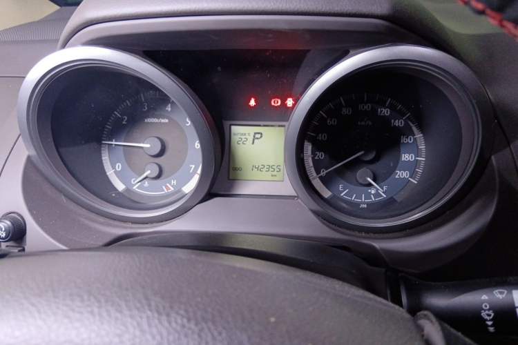 Used Toyota Prado  Odometer Close Up