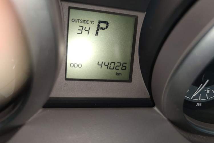 Used Toyota Prado  Odometer Close Up