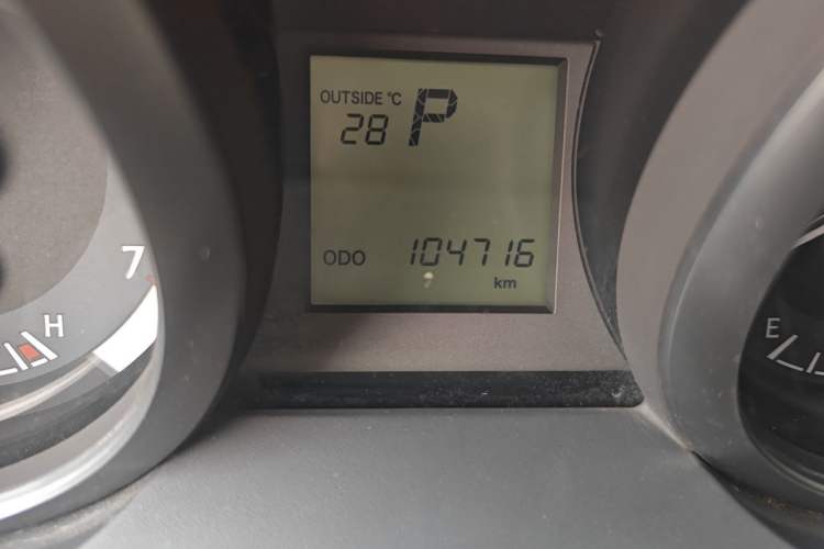 Used Toyota Prado  Odometer Close Up