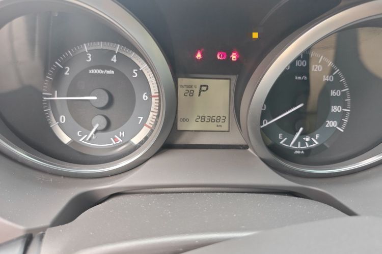 Used Toyota Prado  Odometer Close Up