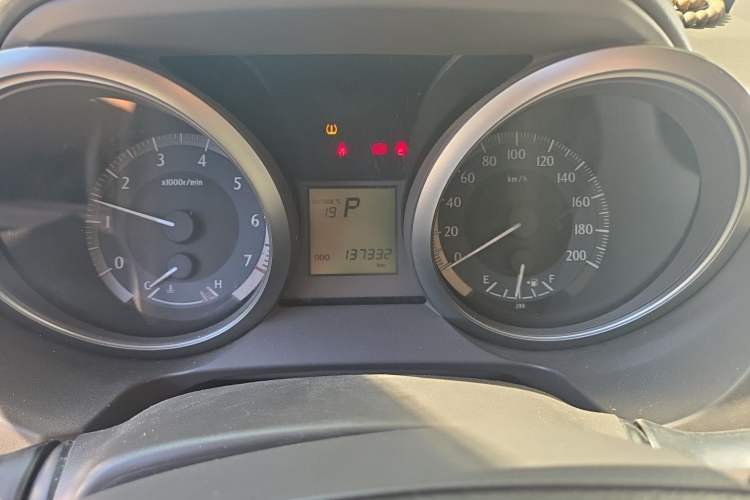 Used Toyota Prado  Odometer Close Up
