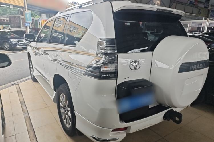 Used Toyota Prado 2017 4000 TXL Dual Airbags Side-Mounted – Middle East Version Rear Left 45 Deg