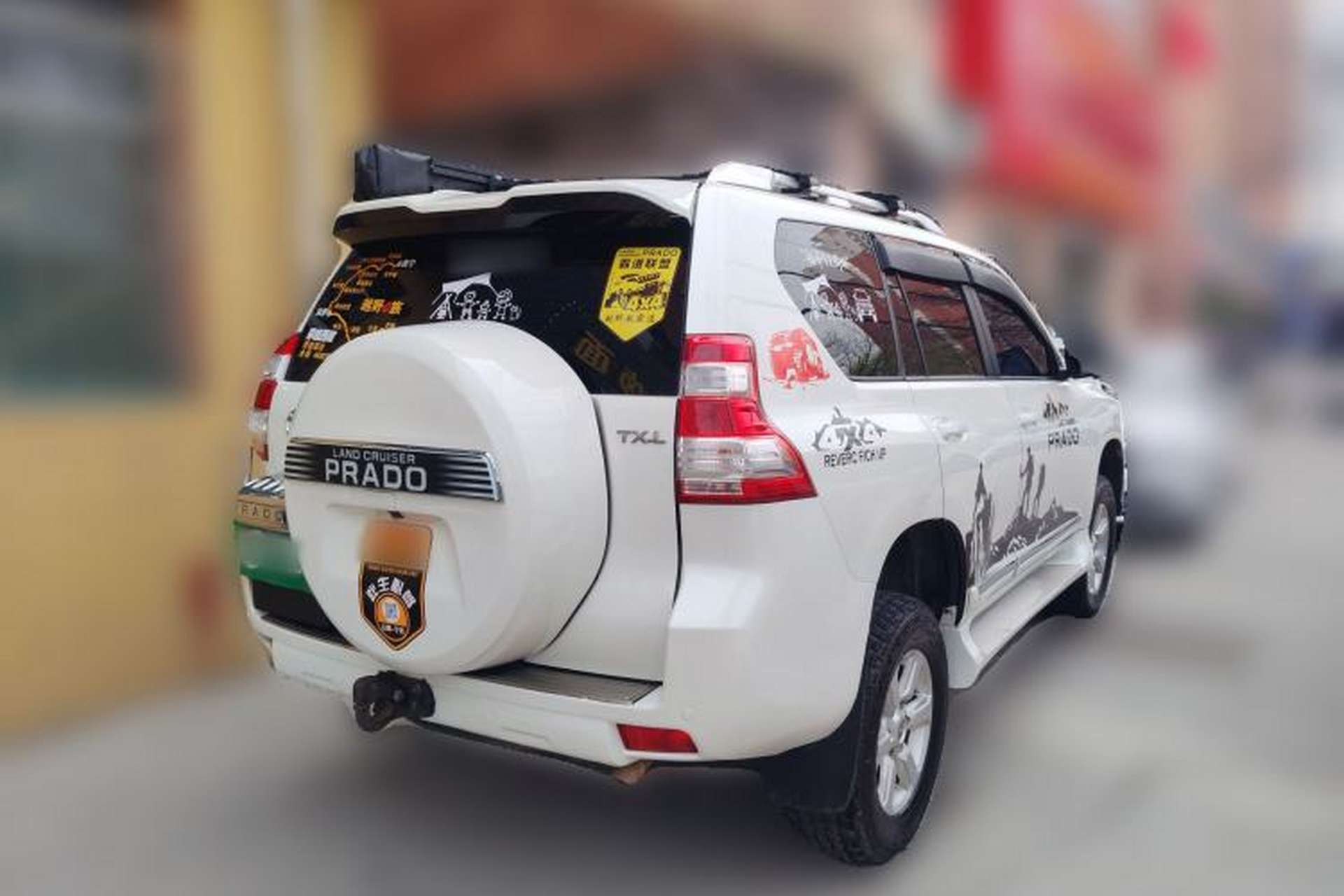 Used Toyota Prado  Rear Right 45 Deg