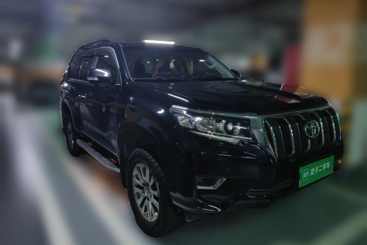 Used Toyota Prado 2018 3.5L Automatic TX-L with Rear-Mounted Spare Tire Front Right 45 Deg