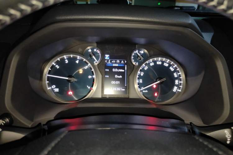 Used Toyota Prado 2018 3.5L Automatic TX-L with Rear-Mounted Spare Tire Instrument Cluster