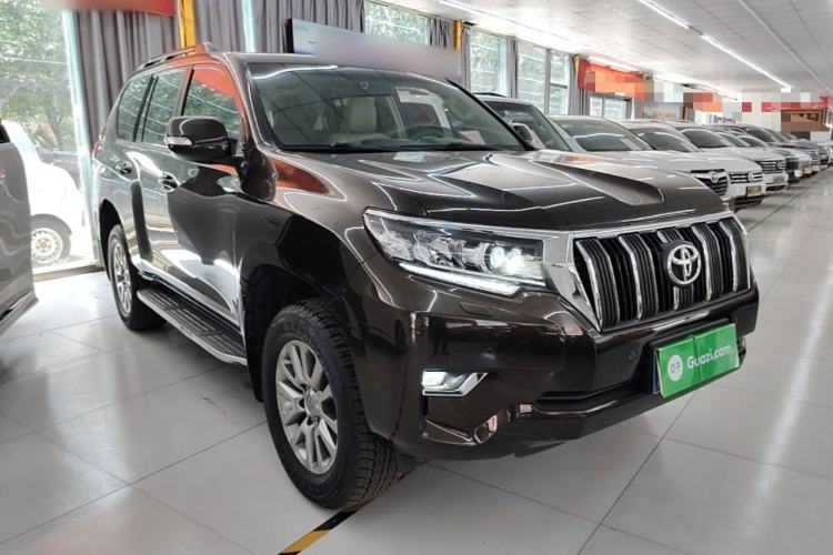 Used Toyota Prado 2018 3.5L Automatic TX-L with Rear-Mounted Spare Tire Front Right 45 Deg