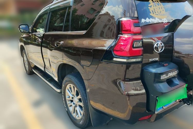 Used Toyota Prado 2018 3.5L Automatic TX-L with Rear-Mounted Spare Tire Rear Left 45 Deg