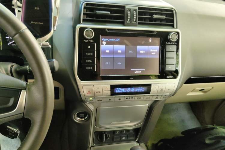 Used Toyota Prado 2018 4.0L TXL Dual Airbags External Mount – Middle East Audio And AC Panel