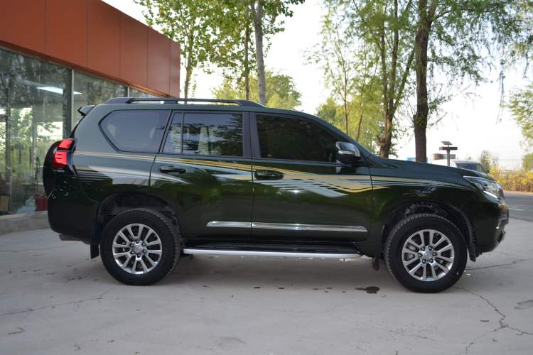 Used Toyota Prado 2018 3.5L Automatic TX-L with Rear-Mounted Spare Tire Exterior 6