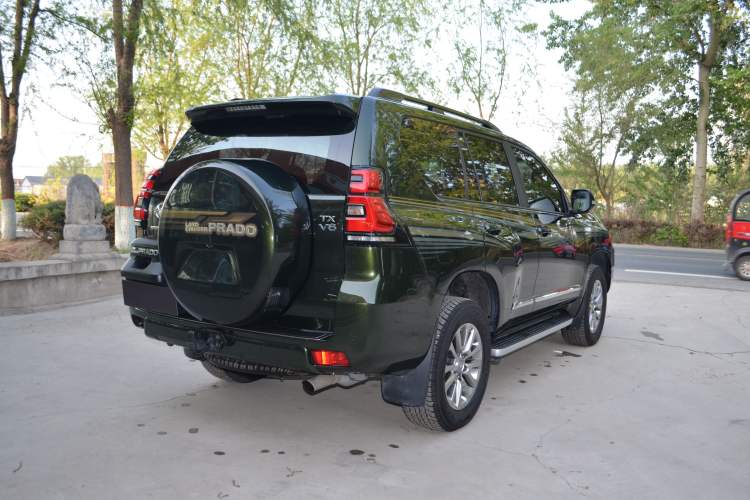 Used Toyota Prado 2018 3.5L Automatic TX-L with Rear-Mounted Spare Tire Exterior 8