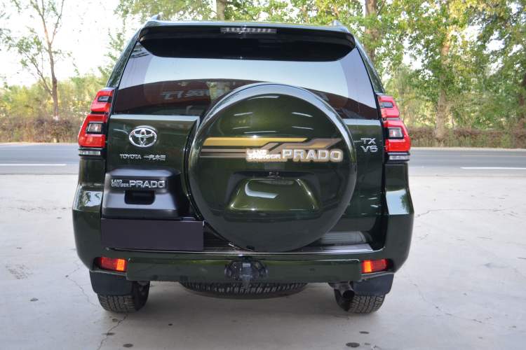 Used Toyota Prado 2018 3.5L Automatic TX-L with Rear-Mounted Spare Tire Exterior 9