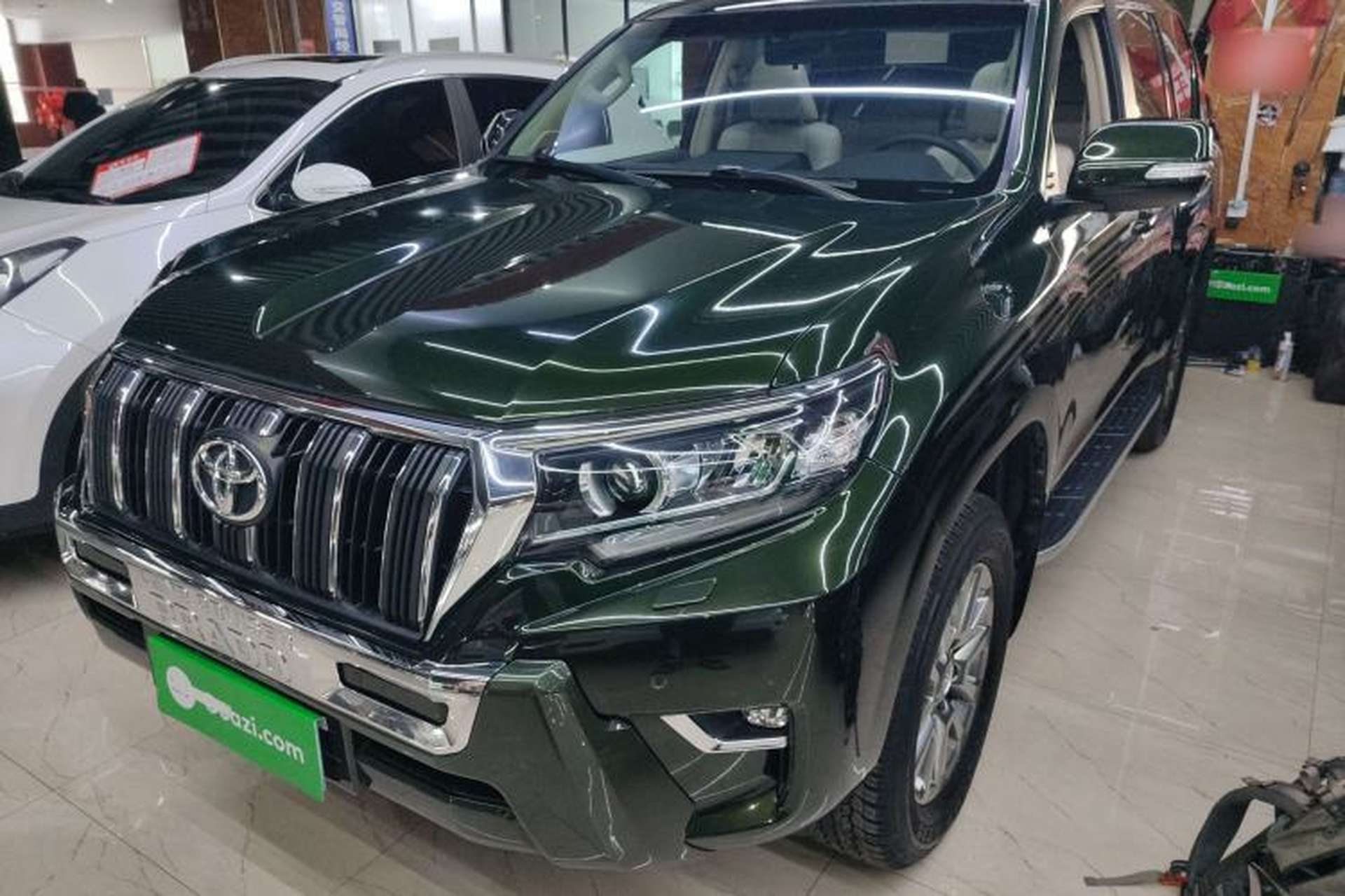 Used Toyota Prado 2018 3.5L Automatic TX-L NAVI with Rear-Mounted Spare Tire Front Left 45 Deg