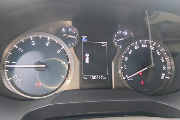 Used Toyota Prado 2018 3.5L Automatic TX-L with Rear-Mounted Spare Tire Instrument Cluster