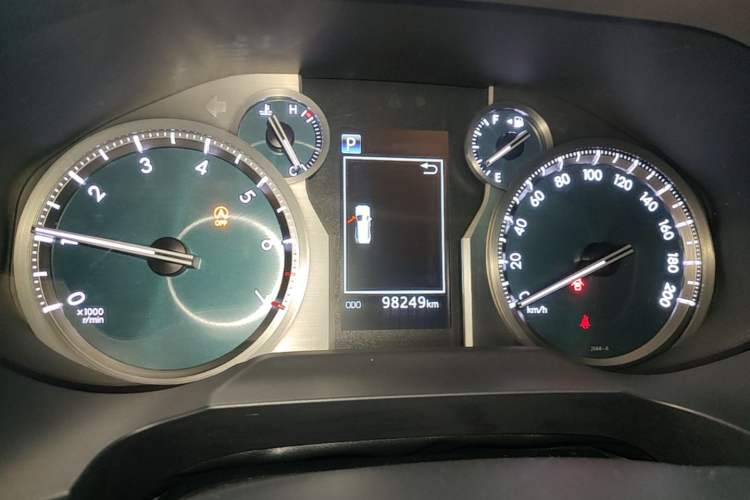 Used Toyota Prado 2018 3.5L Automatic TX-L with Rear-Mounted Spare Tire Instrument Cluster