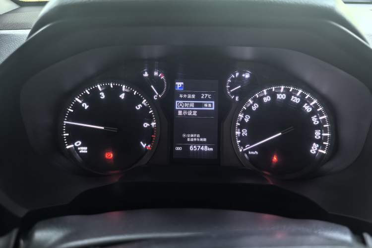 Used Toyota Prado 2018 3.5L Automatic TX-L with Rear-Mounted Spare Tire Odometer Close Up