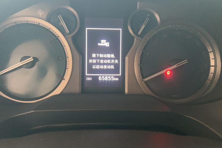 Used Toyota Prado 2018 3.5L Automatic TX-L with Rear-Mounted Spare Tire Odometer Close Up