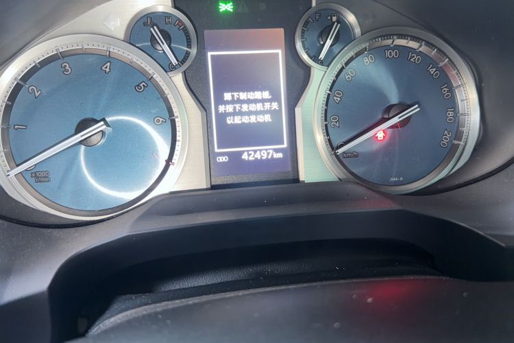 Used Toyota Prado 2018 3.5L Automatic TX-L NAVI Odometer Close Up