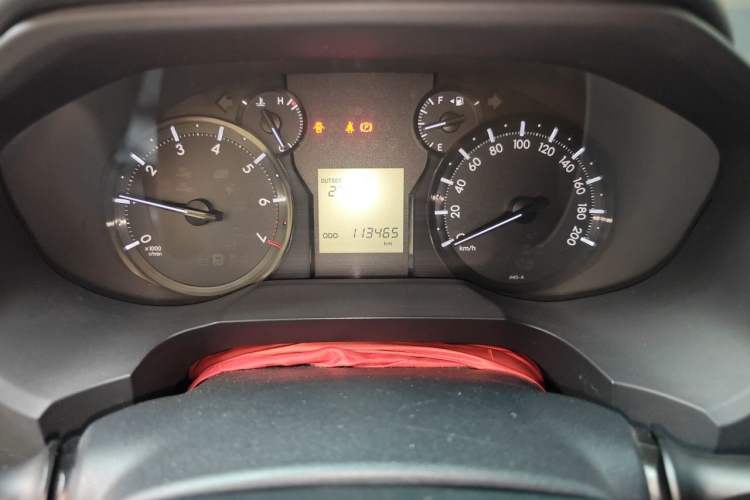 Used Toyota Prado 2018 3.5L Automatic SX Odometer Close Up