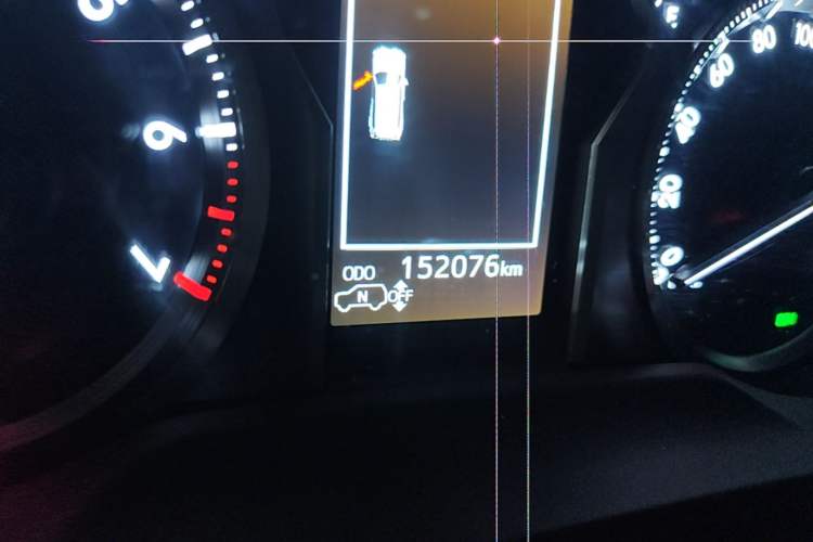 Used Toyota Prado 2018 3.5L Automatic VX NAVI Odometer Close Up