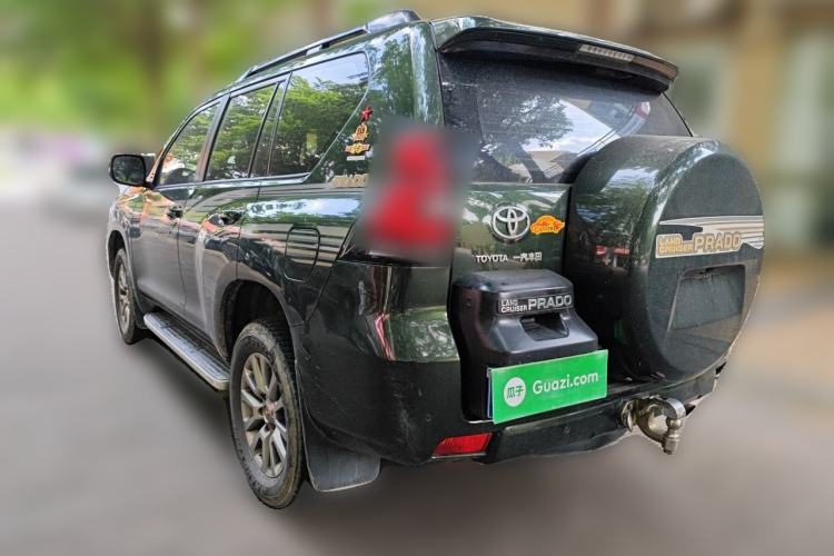 Used Toyota Prado 2018 3.5L Automatic TX-L NAVI with Rear-Mounted Spare Tire Rear Left 45 Deg