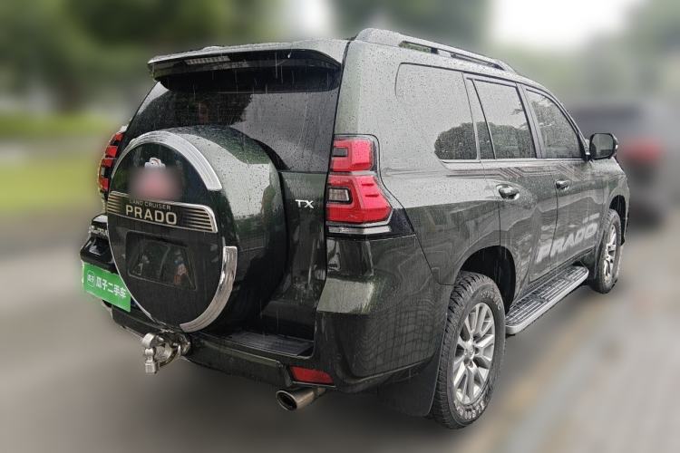 Used Toyota Prado 2018 3.5L Automatic TX-L with Rear-Mounted Spare Tire Rear Right 45 Deg