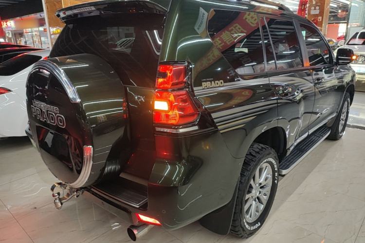 Used Toyota Prado 2018 3.5L Automatic TX-L with Rear-Mounted Spare Tire Rear Right 45 Deg