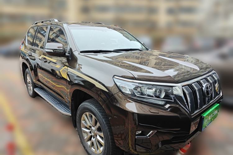 Used Toyota Prado 2018 3.5L Automatic VX NAVI with Rear-Mounted Spare Tire Front Right 45 Deg