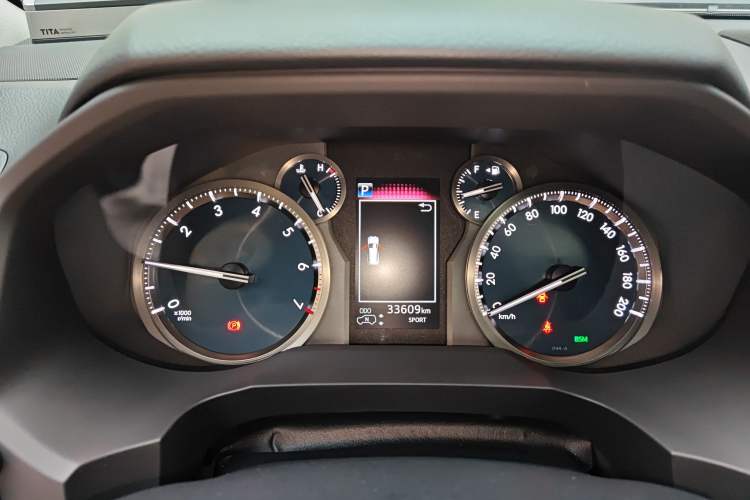Used Toyota Prado 2018 3.5L Automatic VX NAVI with Rear-Mounted Spare Tire Instrument Cluster