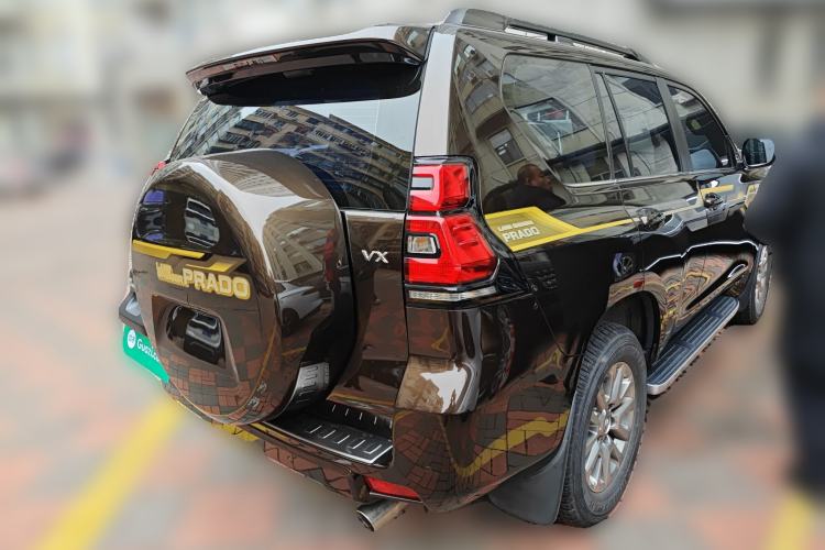 Used Toyota Prado 2018 3.5L Automatic VX NAVI with Rear-Mounted Spare Tire Rear Right 45 Deg