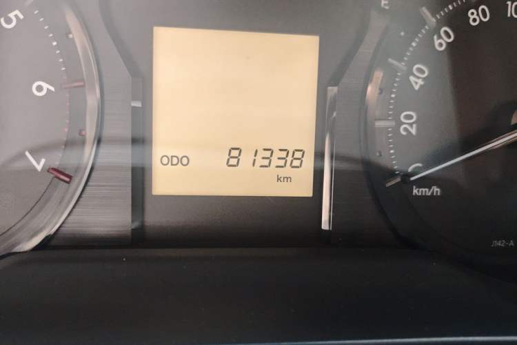 Used Toyota Prado  Odometer Close Up