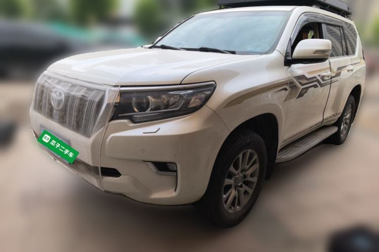 Used Toyota Prado 2018 3.5L Automatic VX NAVI with Rear-Mounted Spare Tire Guazi used car, China used car export, Used car for sale, Used Toyota cars, Cheapest cars for sale