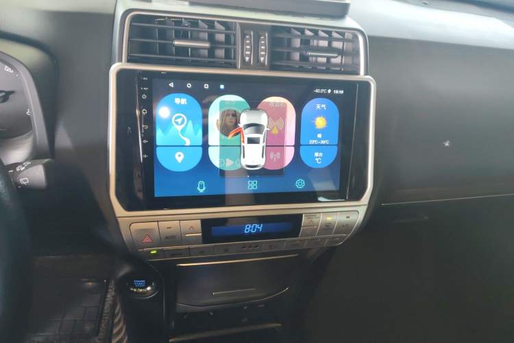 Used Toyota Prado 2018 3.5L Automatic TX Audio And AC Panel