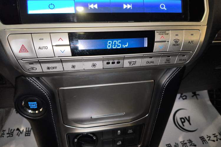 Used Toyota Prado 2018 3.5L Automatic TX-L with Rear-Mounted Spare Tire Audio And AC Panel