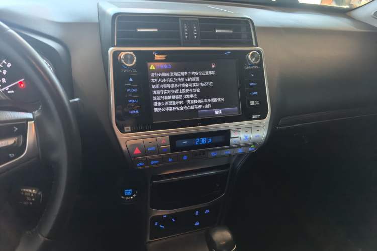 Used Toyota Prado 2018 3.5L Automatic TX-L NAVI with Rear-Mounted Spare Tire Audio And AC Panel