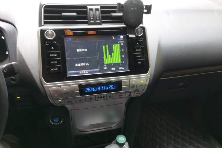 Used Toyota Prado 2018 3.5L Automatic TX-L with Rear-Mounted Spare Tire Audio And AC Panel