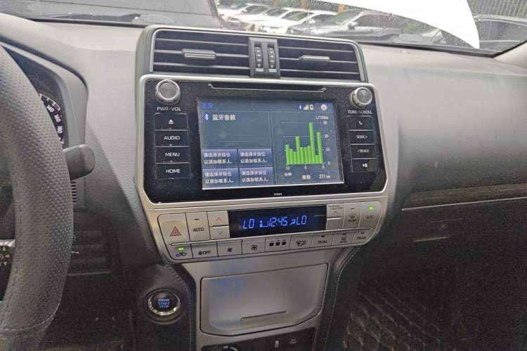 Used Toyota Prado 2018 3.5L Automatic TX-L with Rear-Mounted Spare Tire Audio And AC Panel