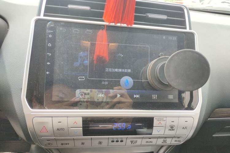 Used Toyota Prado 2018 3.5L Automatic TX-L with Rear-Mounted Spare Tire Audio And AC Panel