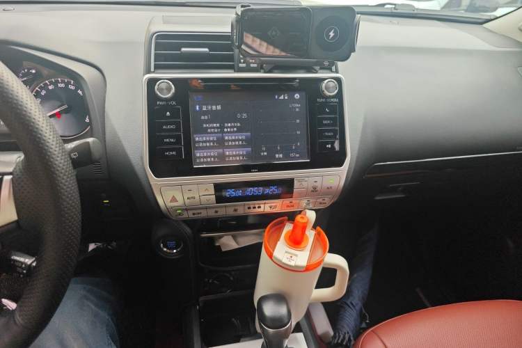 Used Toyota Prado 2018 3.5L Automatic TX-L with Rear-Mounted Spare Tire Audio And AC Panel