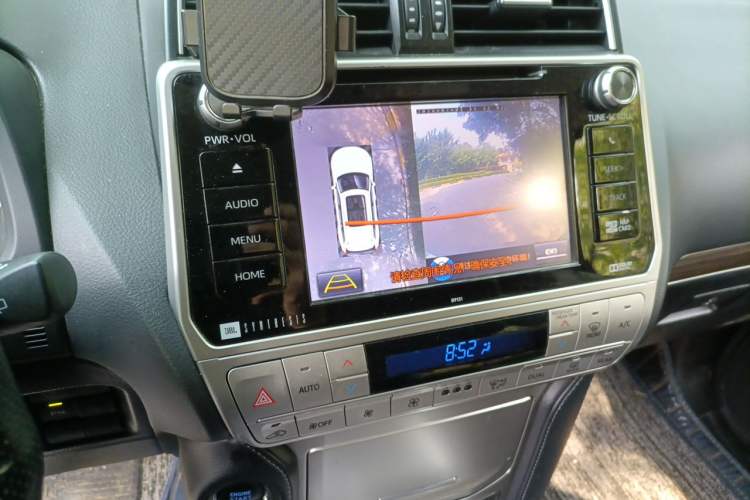 Used Toyota Prado 2018 3.5L Automatic TX-L with Rear-Mounted Spare Tire Audio And AC Panel