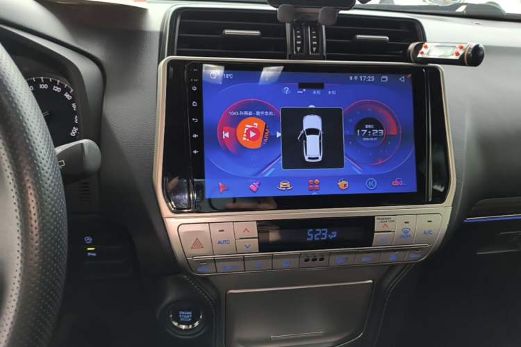 Used Toyota Prado 2018 3.5L Automatic TX-L Audio And AC Panel